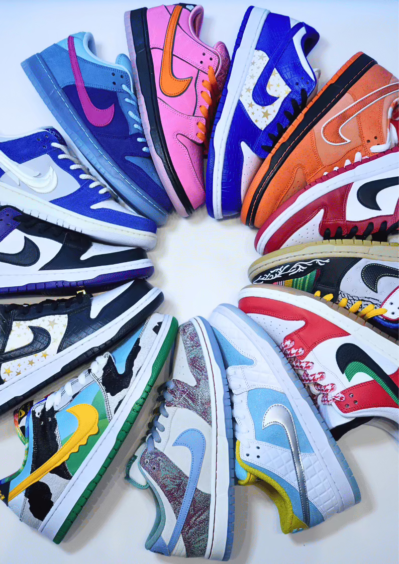 In store sneakers