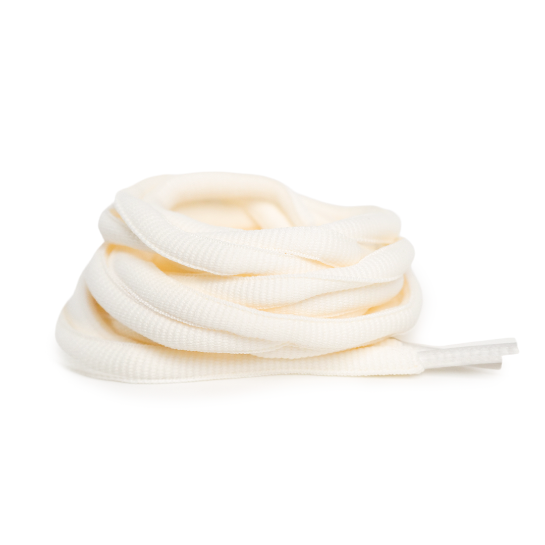 SB Dunk - Beige White ovale snørebånd