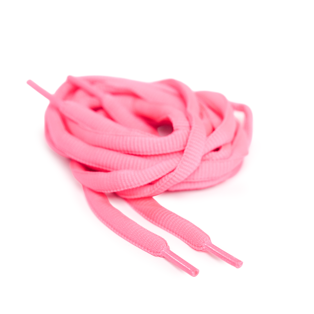 SB Dunk - Hot Pink - Lyserøde ovale snørebånd