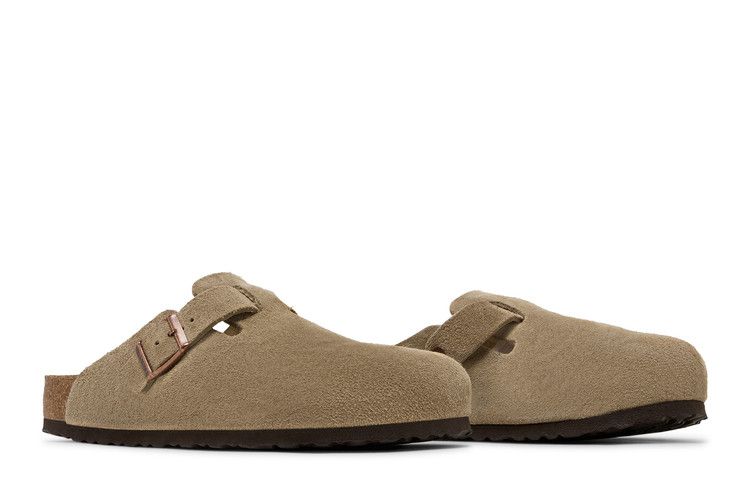Birkenstock Boston Soft Footbed Suede Taupe - 0560771