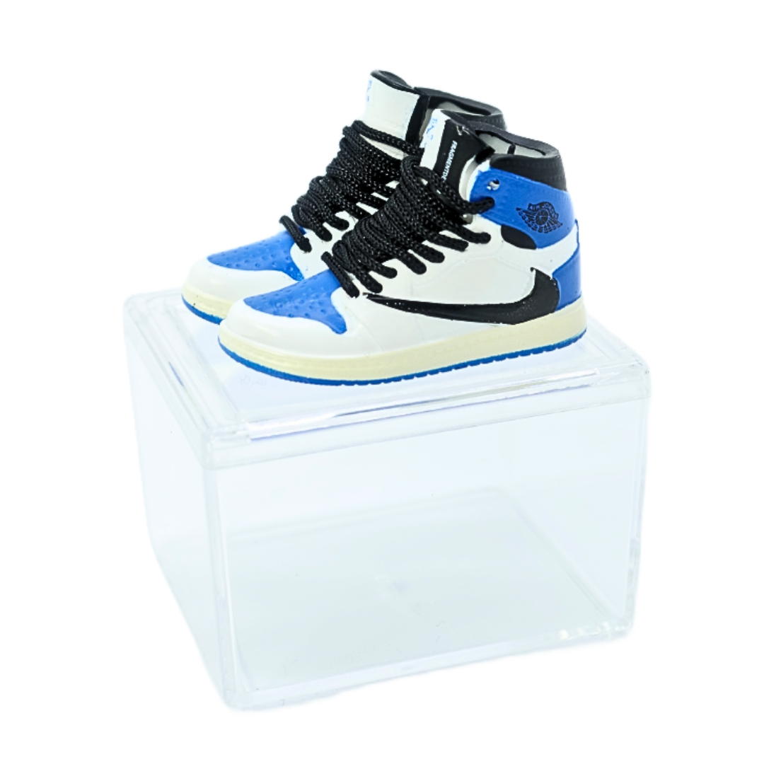 Miniature sneakers - Nike Air Jordan 1 Retro High Fragment x Travis Scott