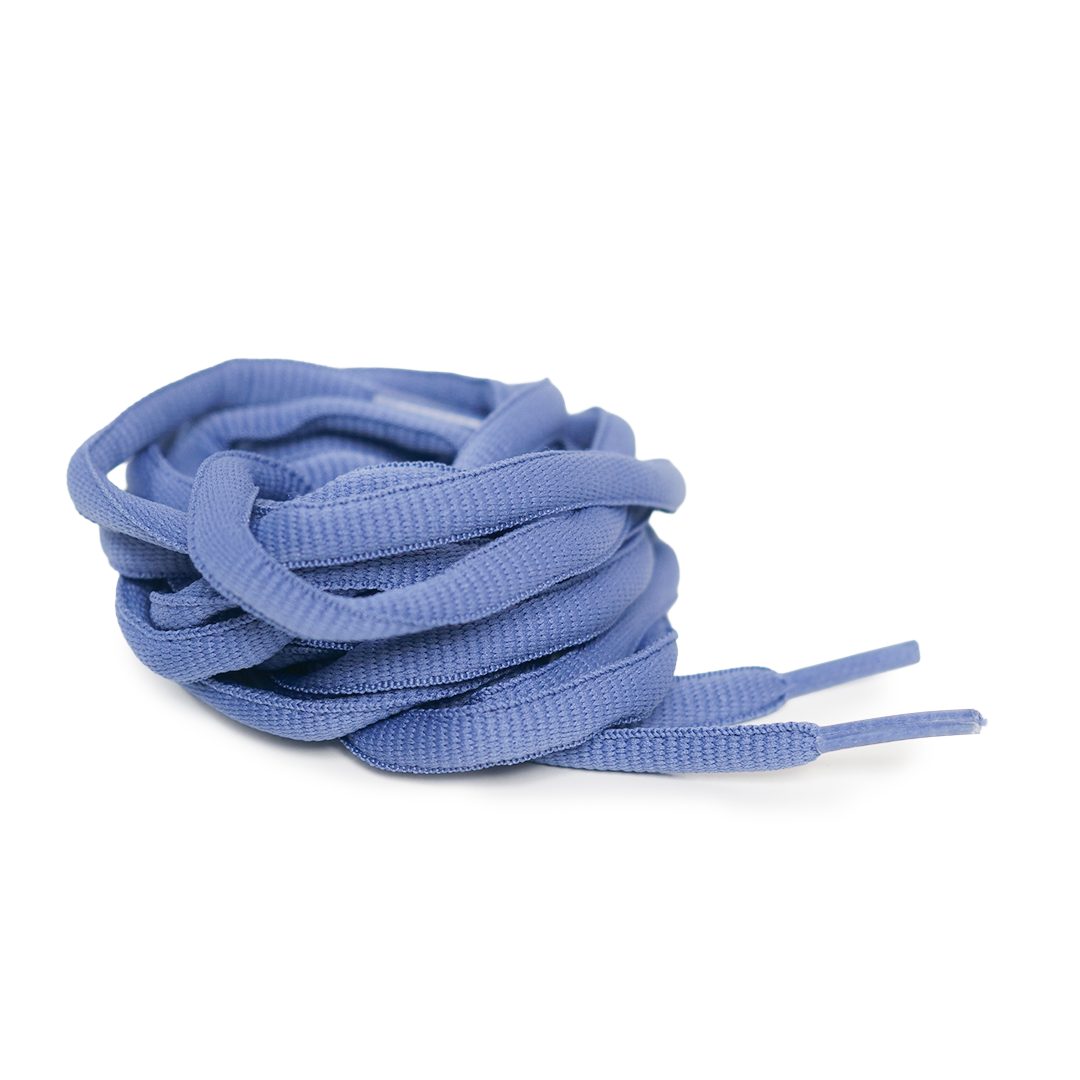 SB Dunk - Denim Blue - Blå ovale snørebånd
