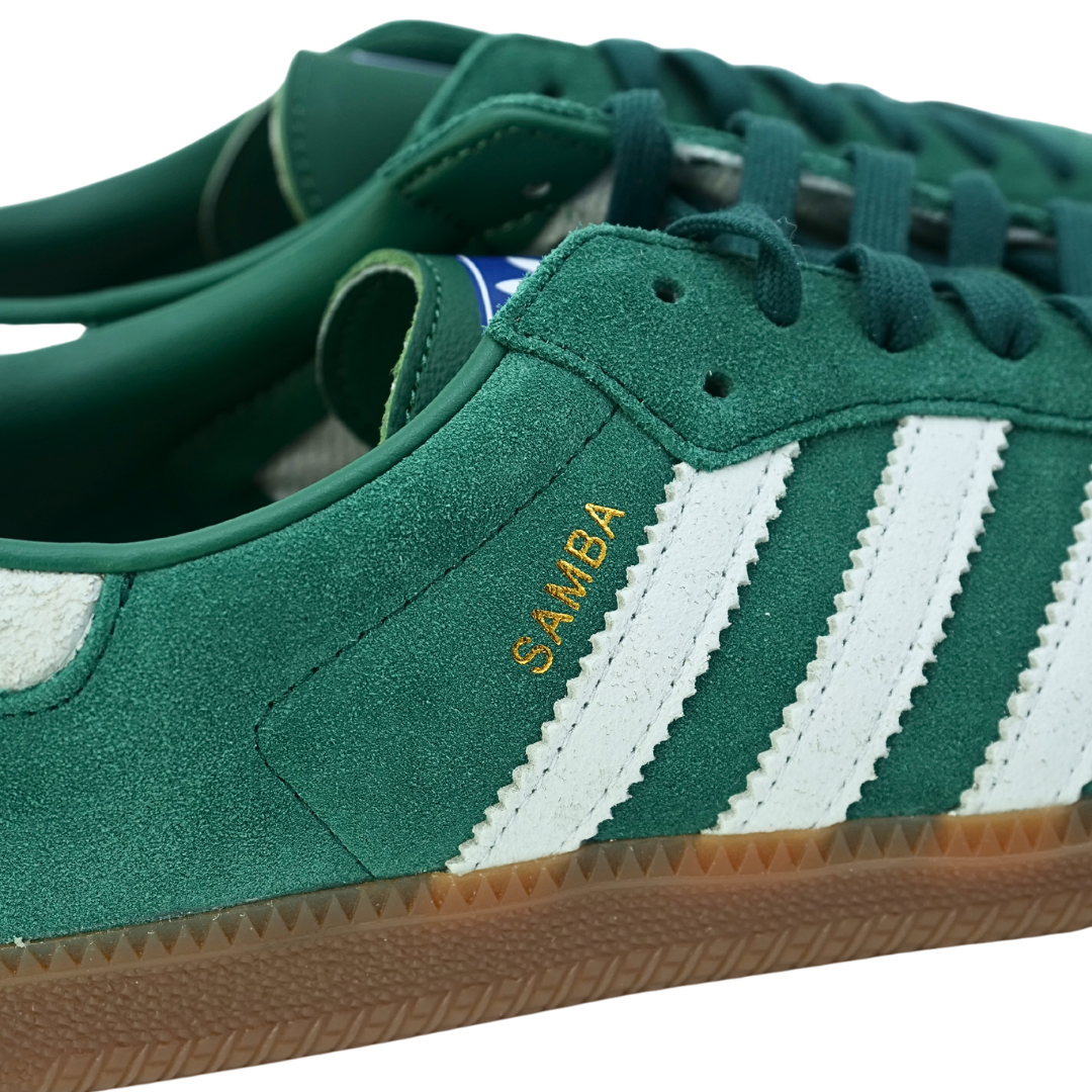 Adidas Samba AND Collegiate Green Gum Gray Toe