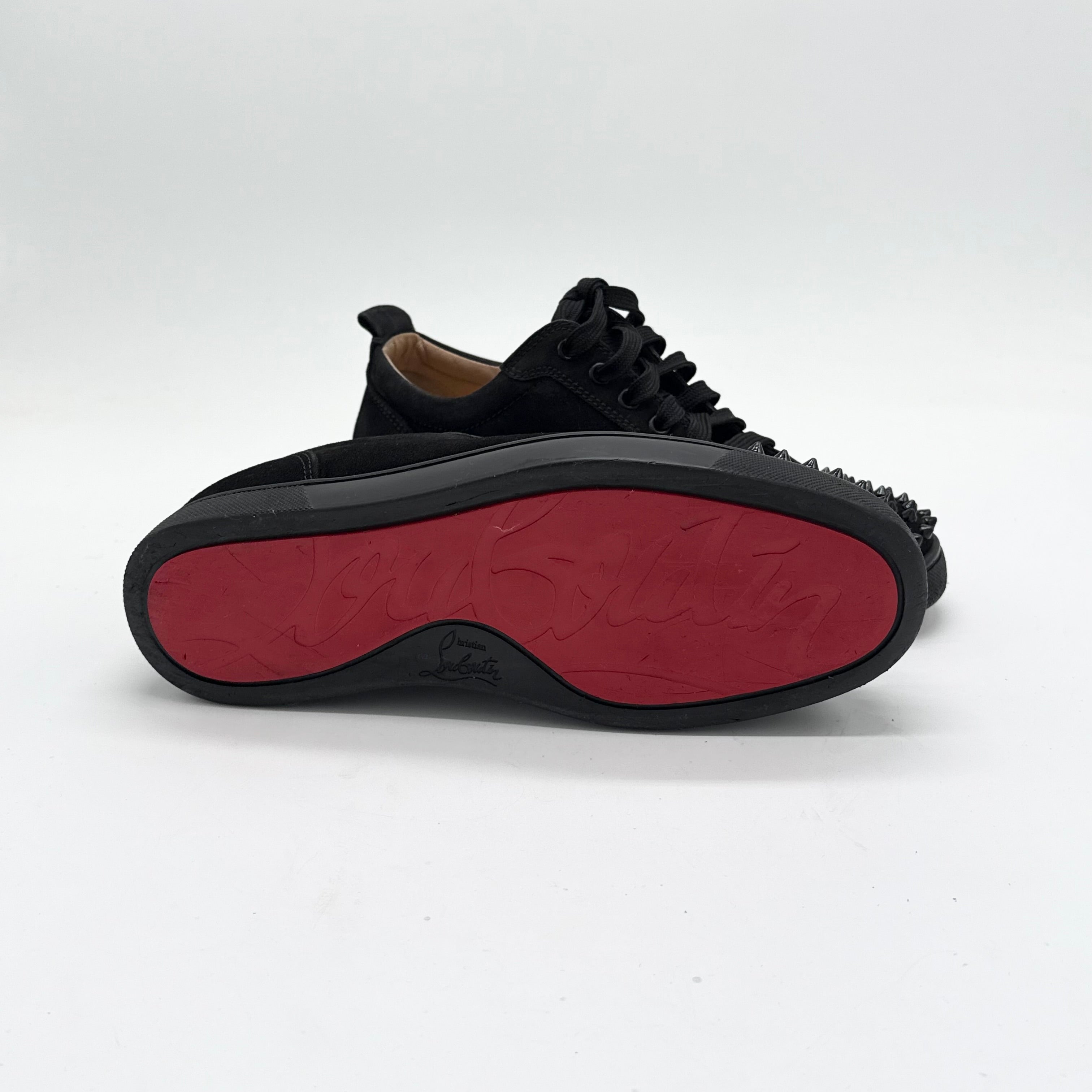Christian Louboutin Louis Junior Spikes Veau Velours Sneaker EU 40