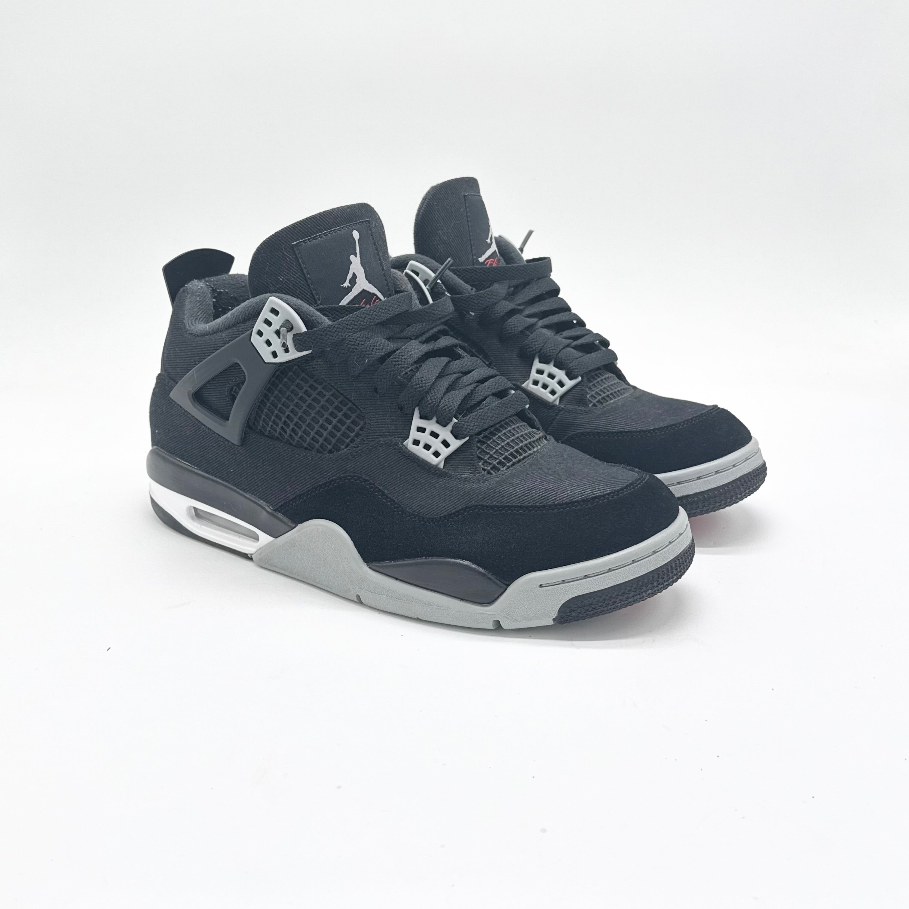 Nike Air Jordan 4 Black Canvas EU 46