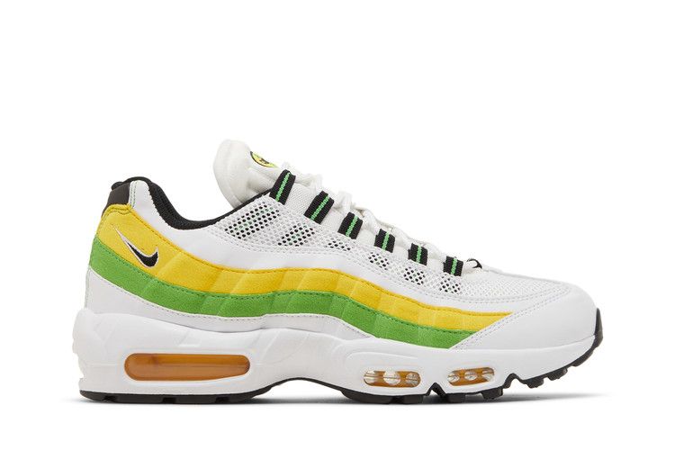 Nike Air Max 95 Essential White Green Apple Tour Yellow - DQ3429-100