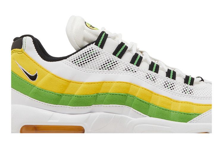 Nike Air Max 95 Essential White Green Apple Tour Yellow - DQ3429-100