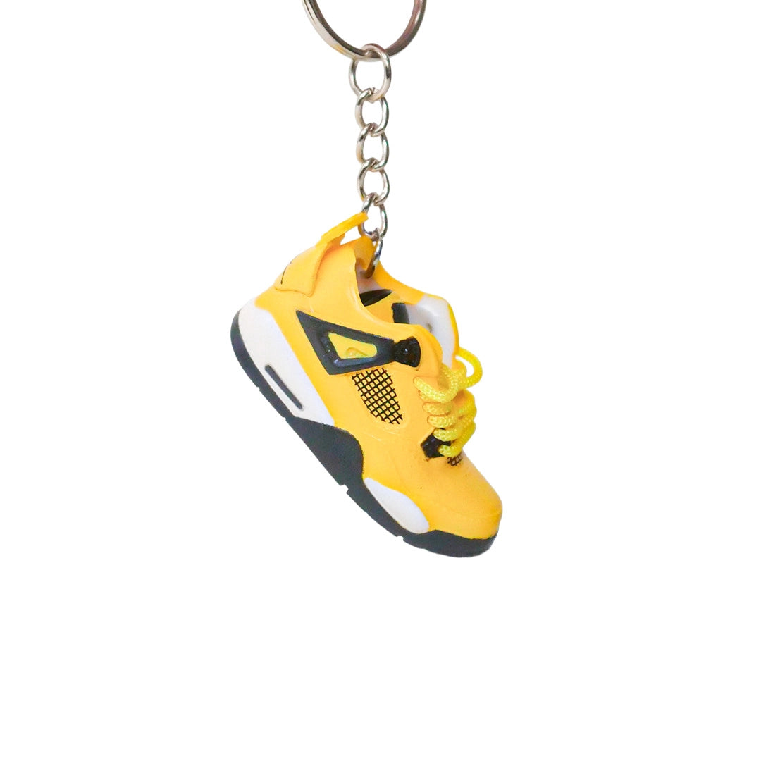 Sneaker keychain - Nike Air Jordan 4 Lightning Yellow