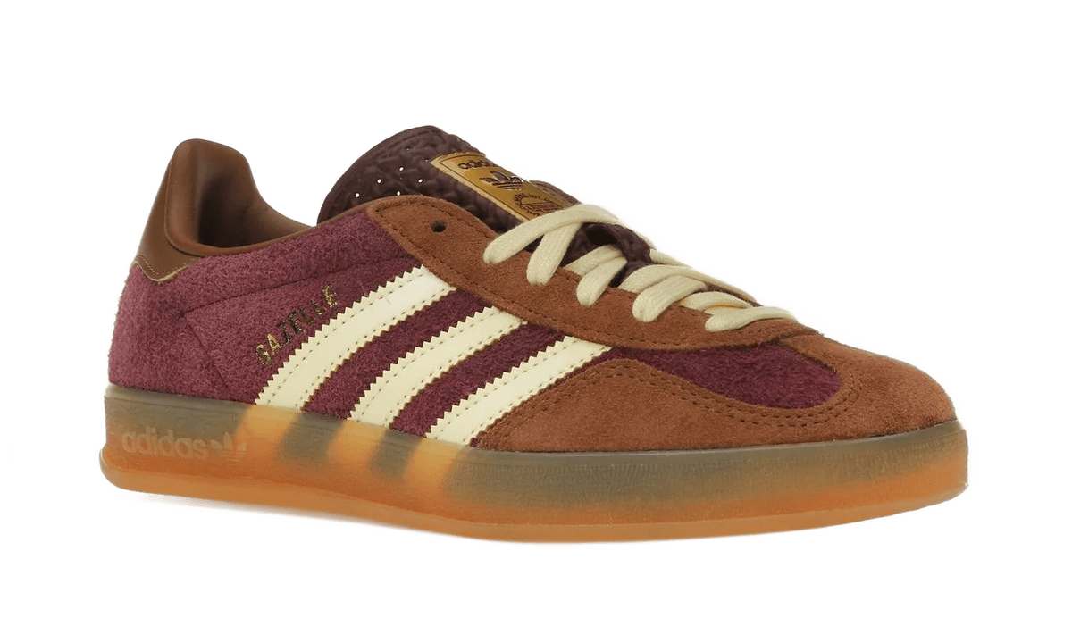 Adidas Gazelle Indoor Maroon Almost Yellow - JI0324