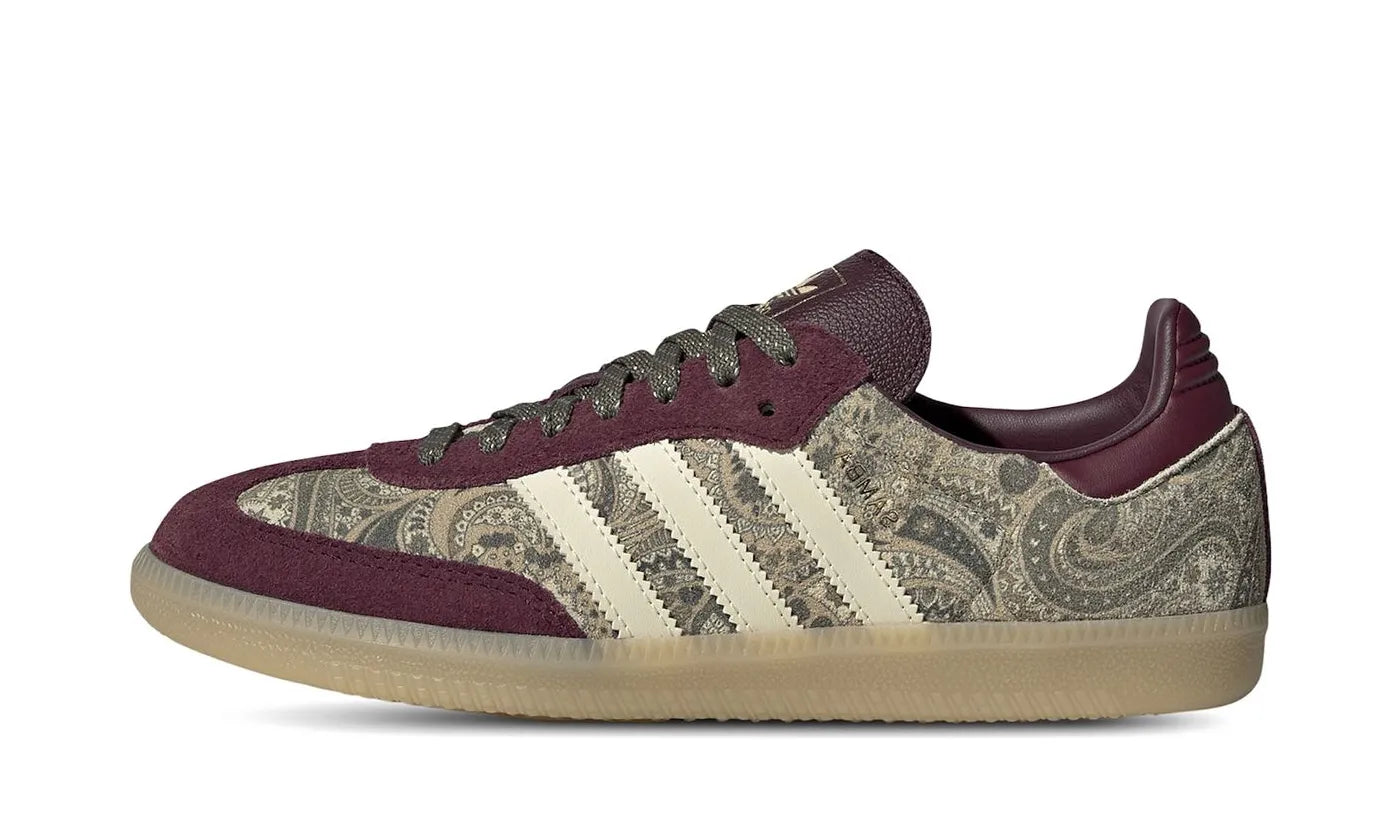 Adidas Samba OG Liberty London Maroon Warm Vanilla - KH9802
