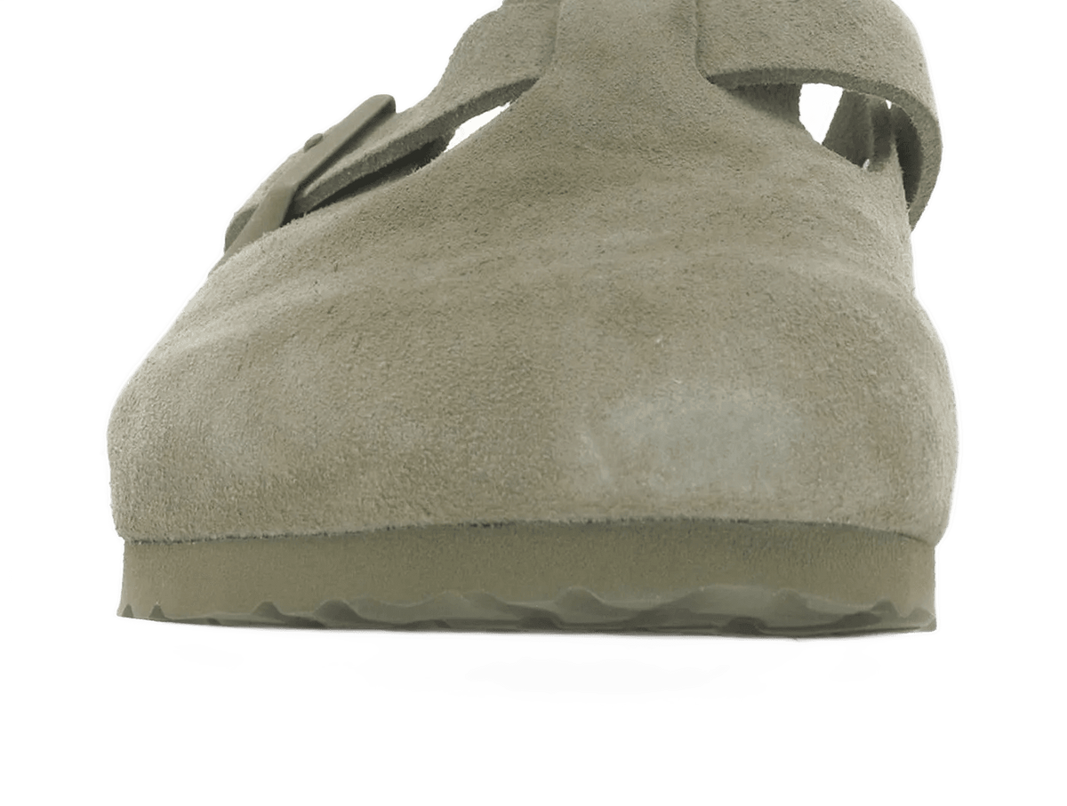Birkenstock Boston Suede Faded Khaki - 1025788/1025844