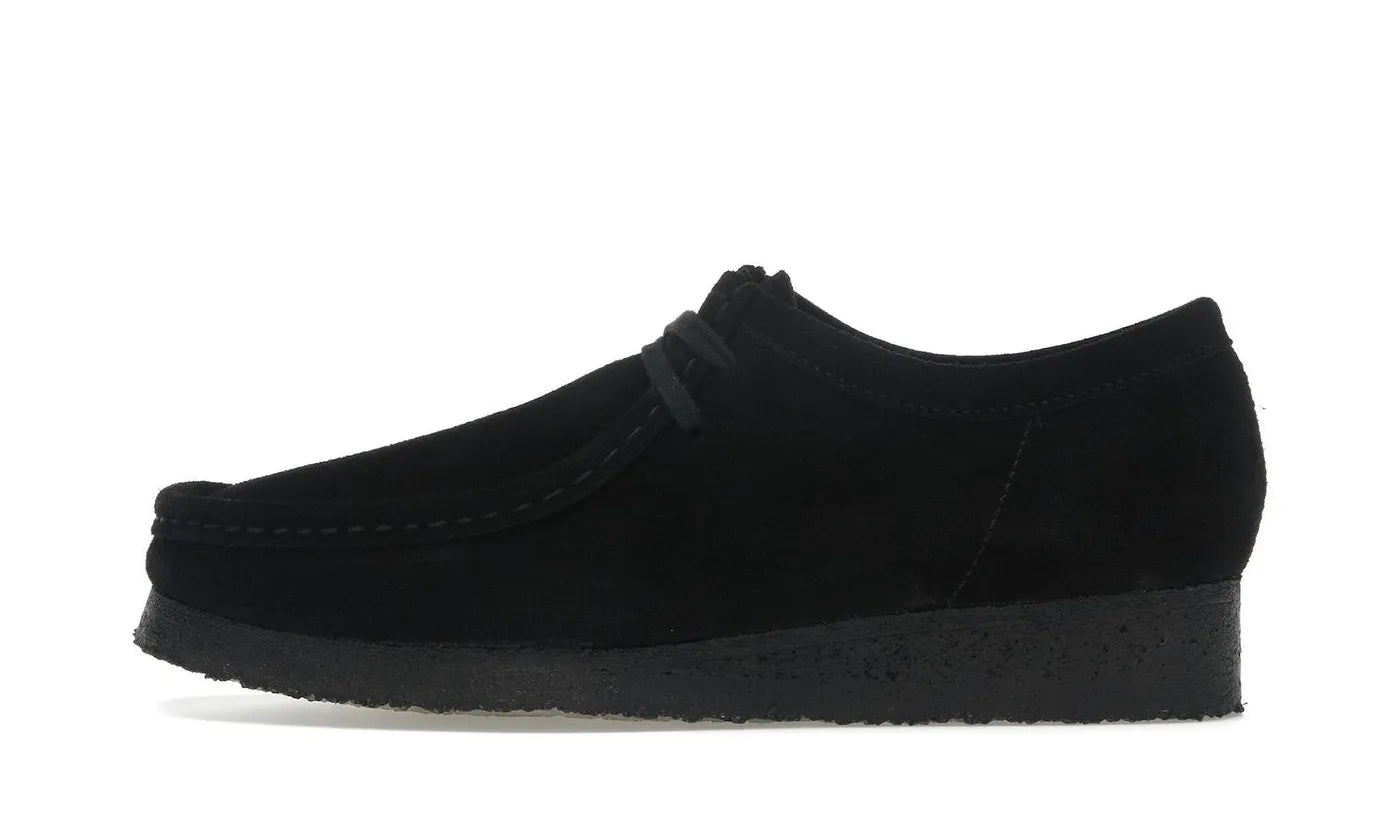Clarks Originals Wallabee Boot Black Suede - 26155519