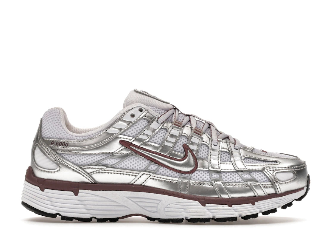 Nike P-6000 White Metallic Silver Tattoo - BV1021-110