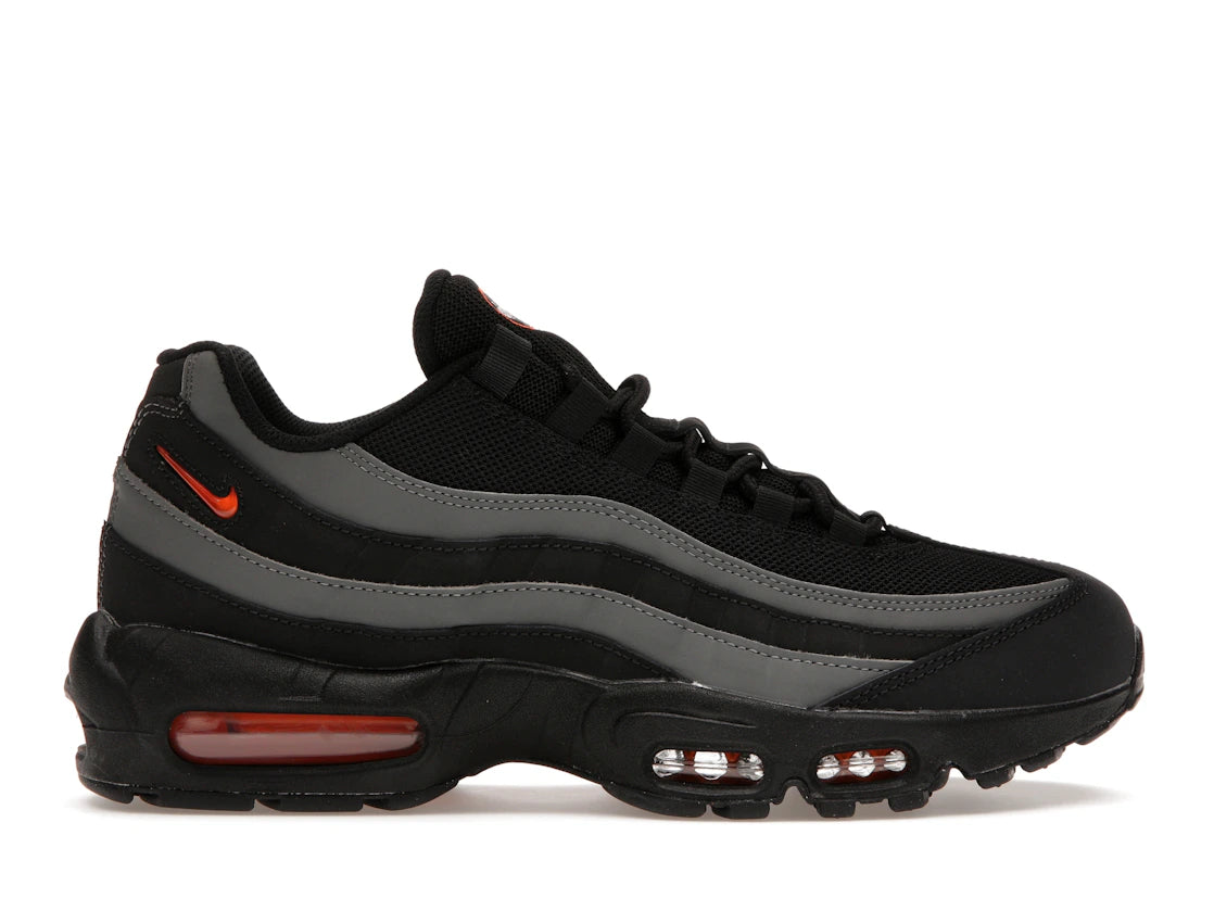 Nike Air Max 95 Black, Gray, Safety Orange - DX2657-001