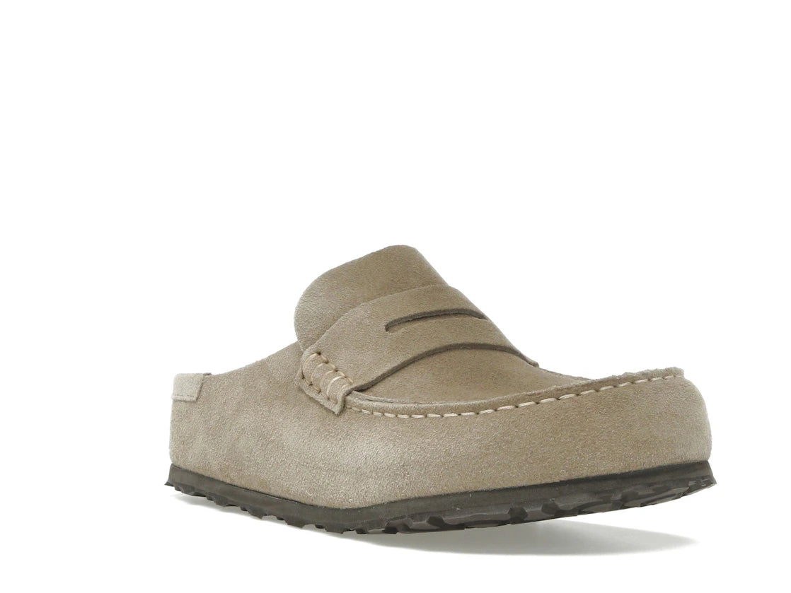 Birkenstock Naples Wrapped Suede Leather Taupe - 1029675/1029710