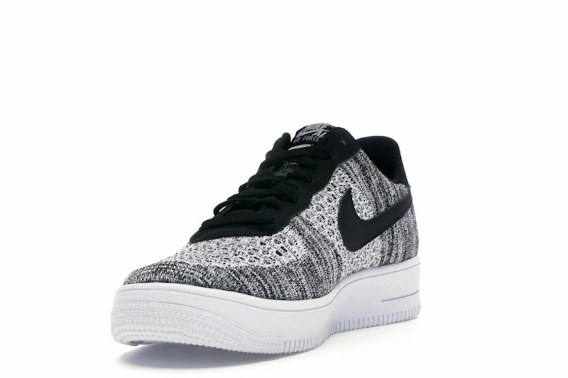 Nike Air Force 1 Flyknit 2 Black Pure Platinum - AV3042-001