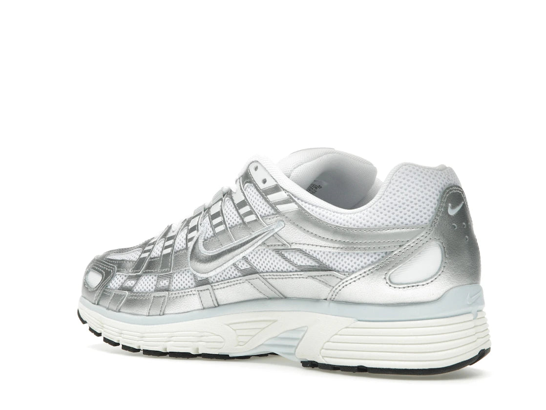 Nike P-6000 White, Blue Tint, Sail, Metallic Silver - BV1021-106