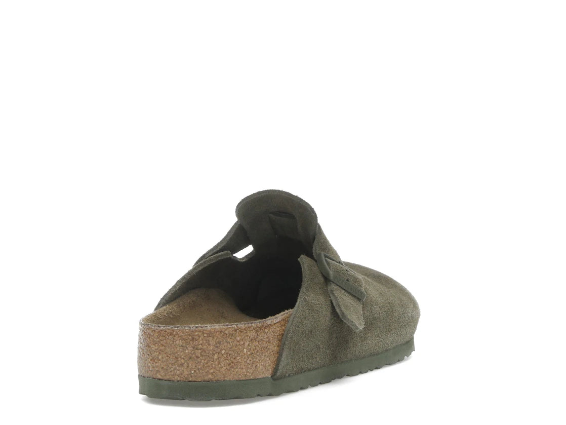 Birkenstock Boston Suede Thyme - 1024721/1024714