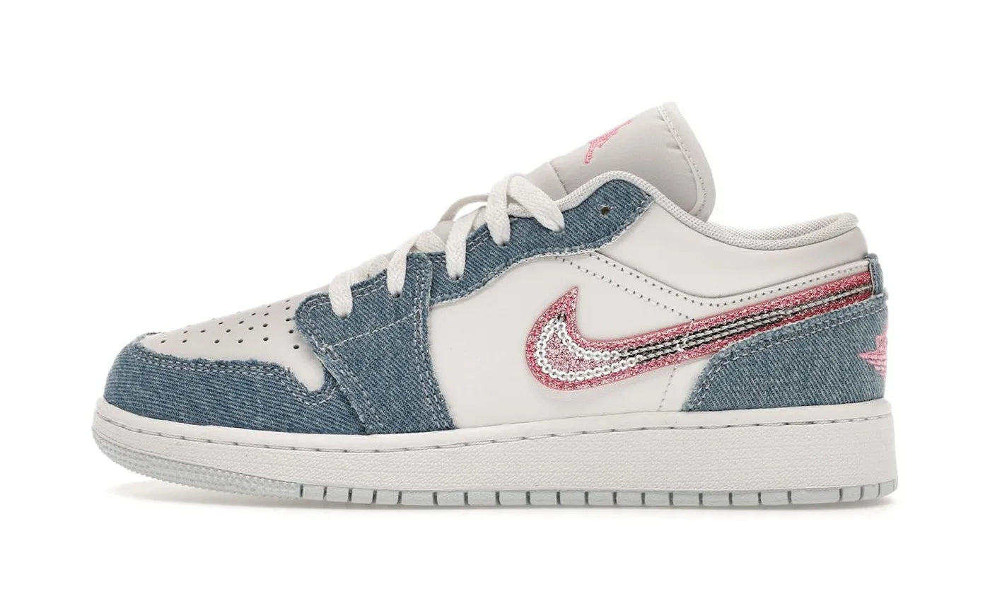 Nike Air Jordan 1 Low SEE Denim Sequin - HQ2001-400