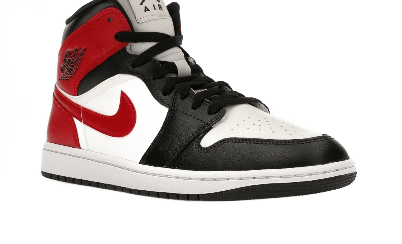 Nike Air Jordan 1 Mid Gym Red Off Noir - BQ6472-160