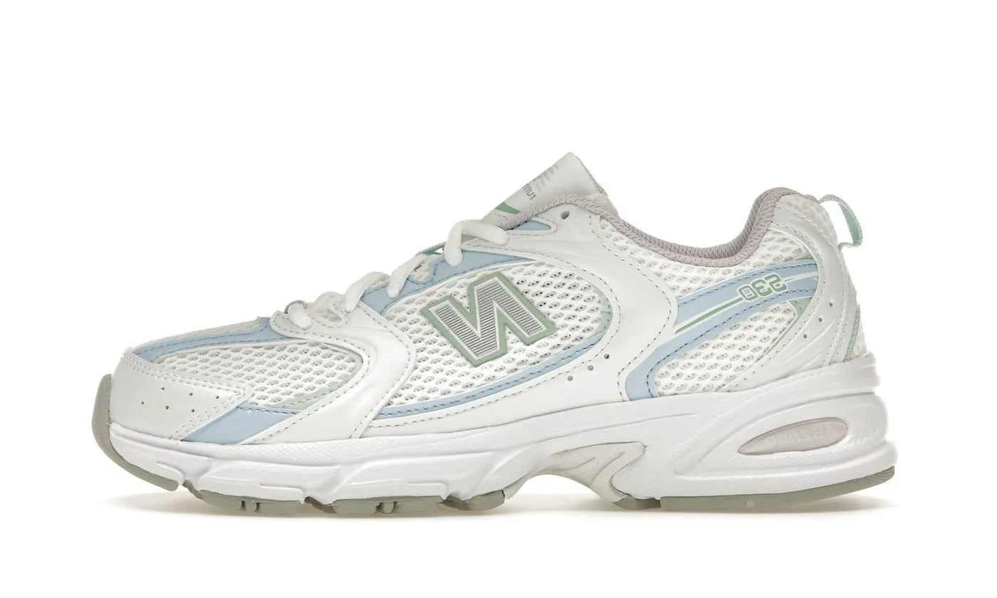 New Balance 530 White Light Chrome Blue Clay Ash - MR530PC