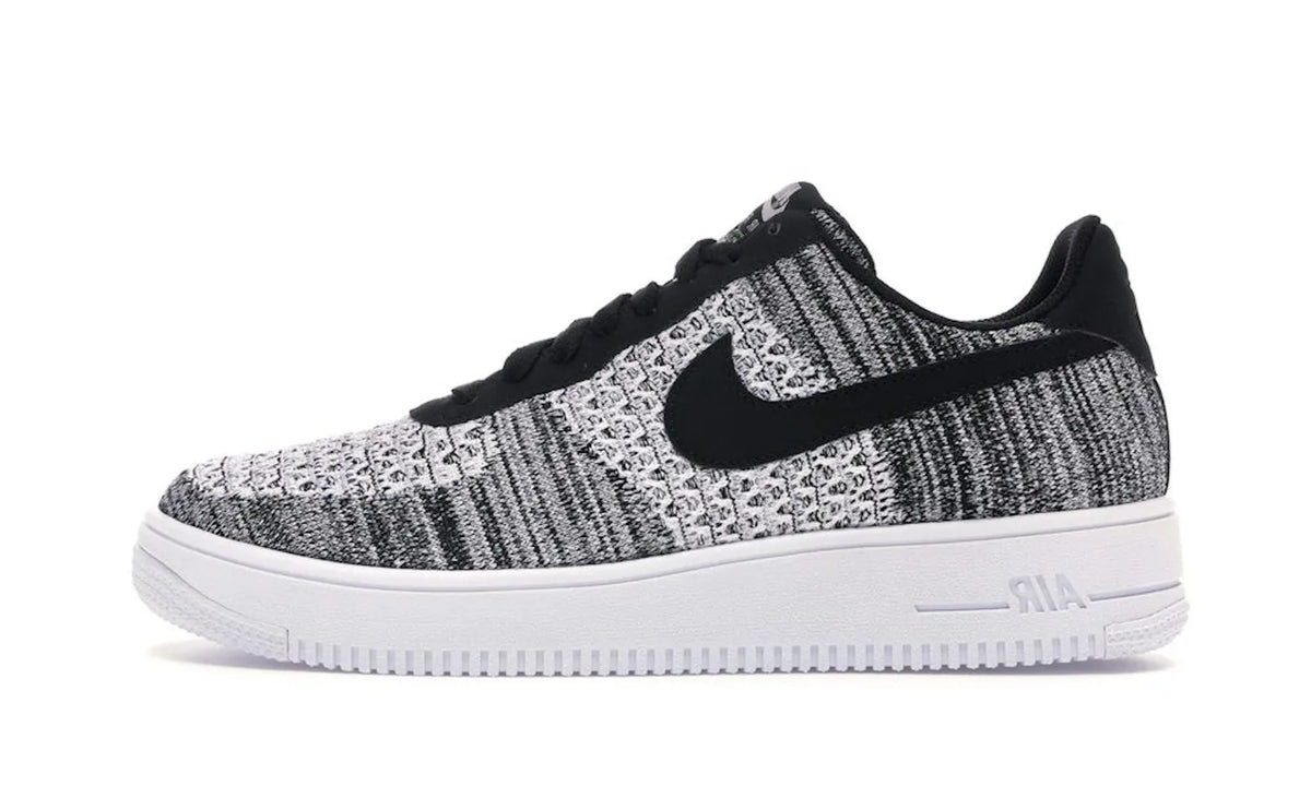Nike Air Force 1 Flyknit 2 Black Pure Platinum - AV3042-001
