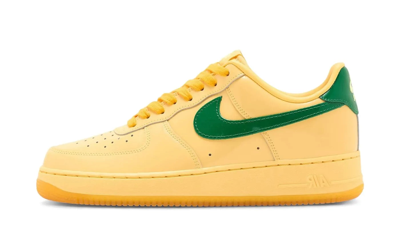 Nike Air Force 1 Low Patent Leather Topaz Gold Pine Green - IO4489-700