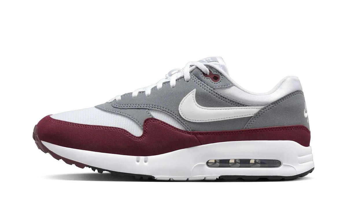 Nike Air Max 1 \&86 OG Golf Team Red Cool Grey Black White - DV1403-600