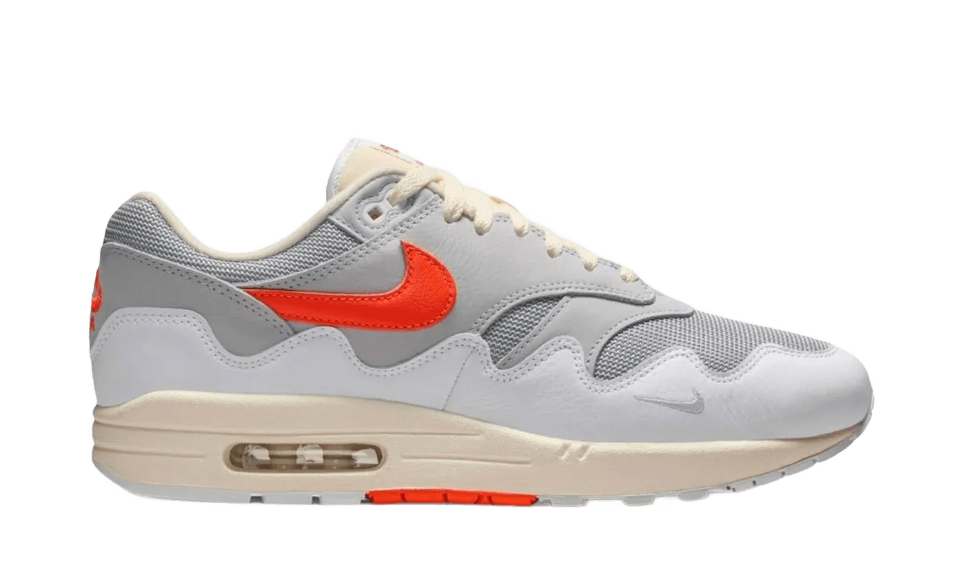 Nike Air Max 1 Patta Waves White Hyper Crimson (With Bracelet) - II7055-100