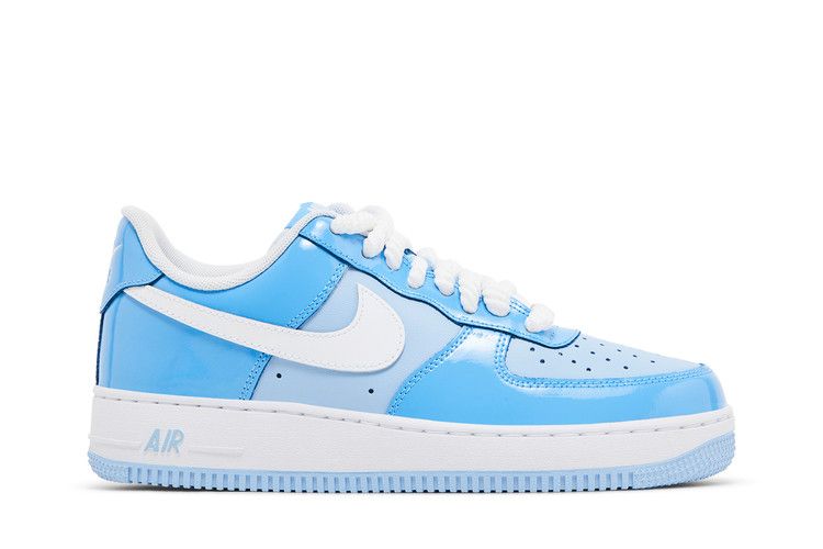 Nike Air Force 1 Low &07 LV8 Psychic Blue White Patent - HV9405-400