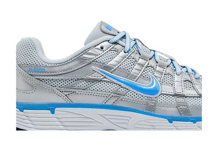 Nike P-6000 Metallic Platinum, Pure Platinum, Metallic Silver, University Blue - CD6404-025