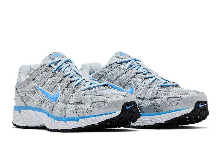 Nike P-6000 Metallic Platinum, Pure Platinum, Metallic Silver, University Blue - CD6404-025