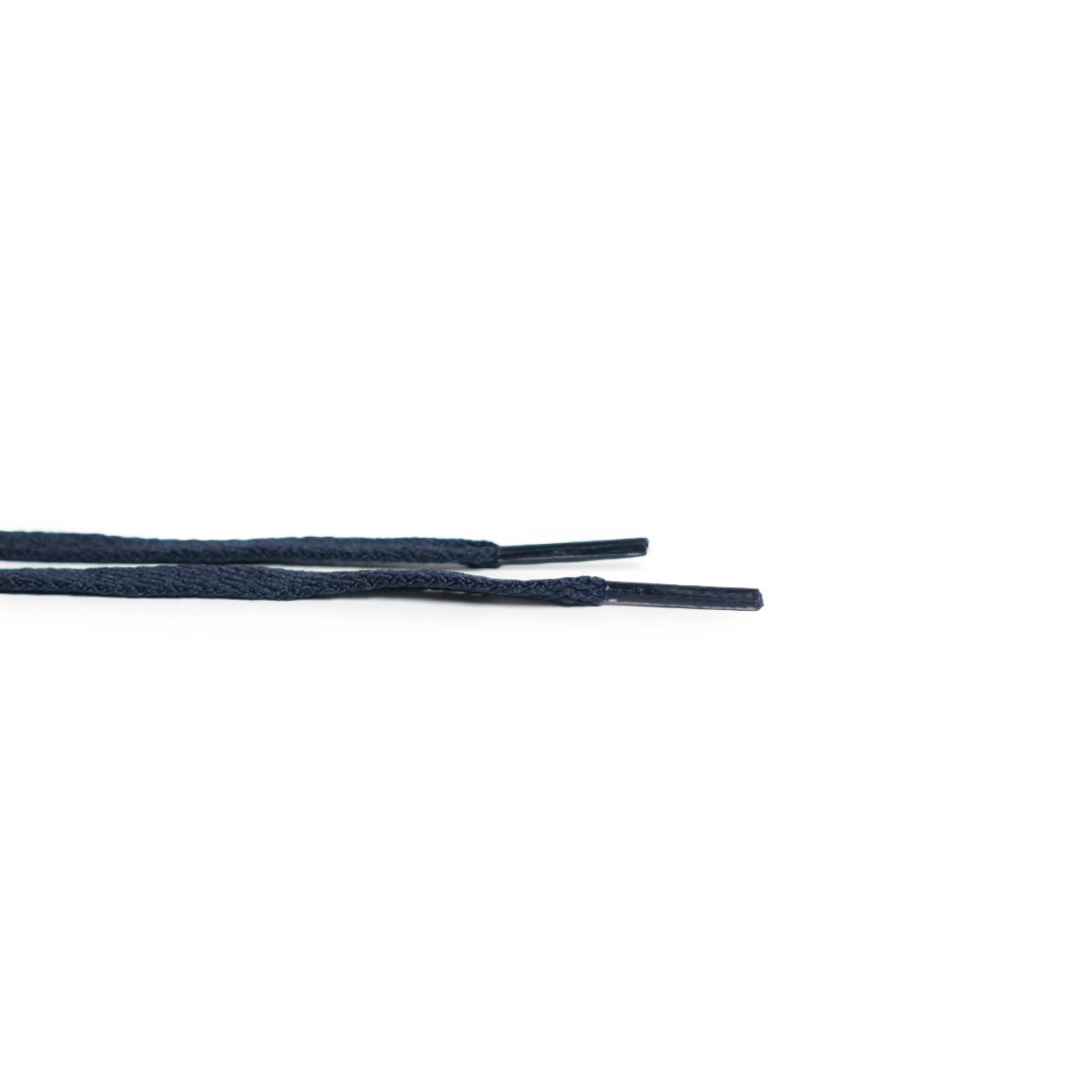 Navy Blue - Marineblå flade snørebånd