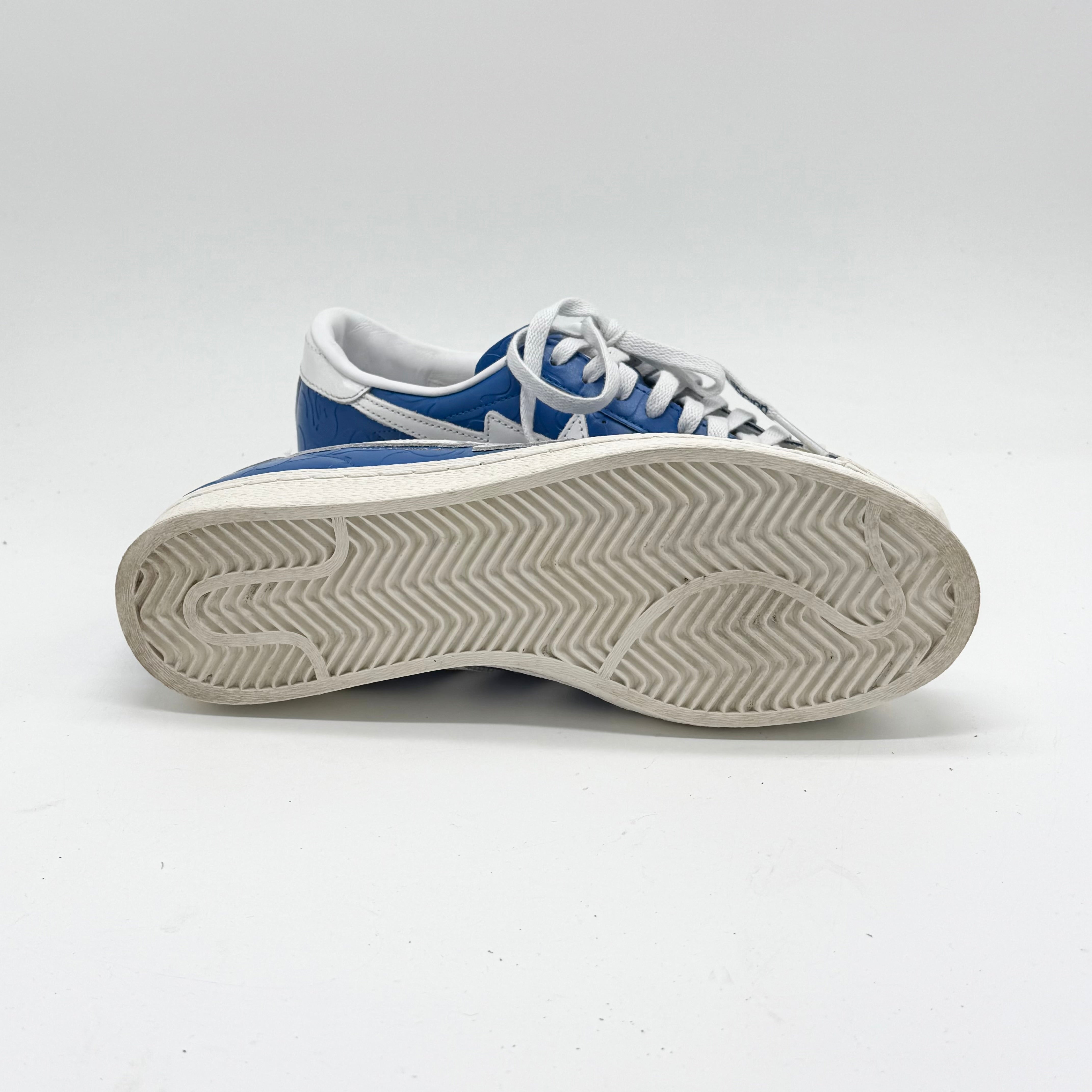 Adidas Superstar Vintage Bape Blue White EU 42