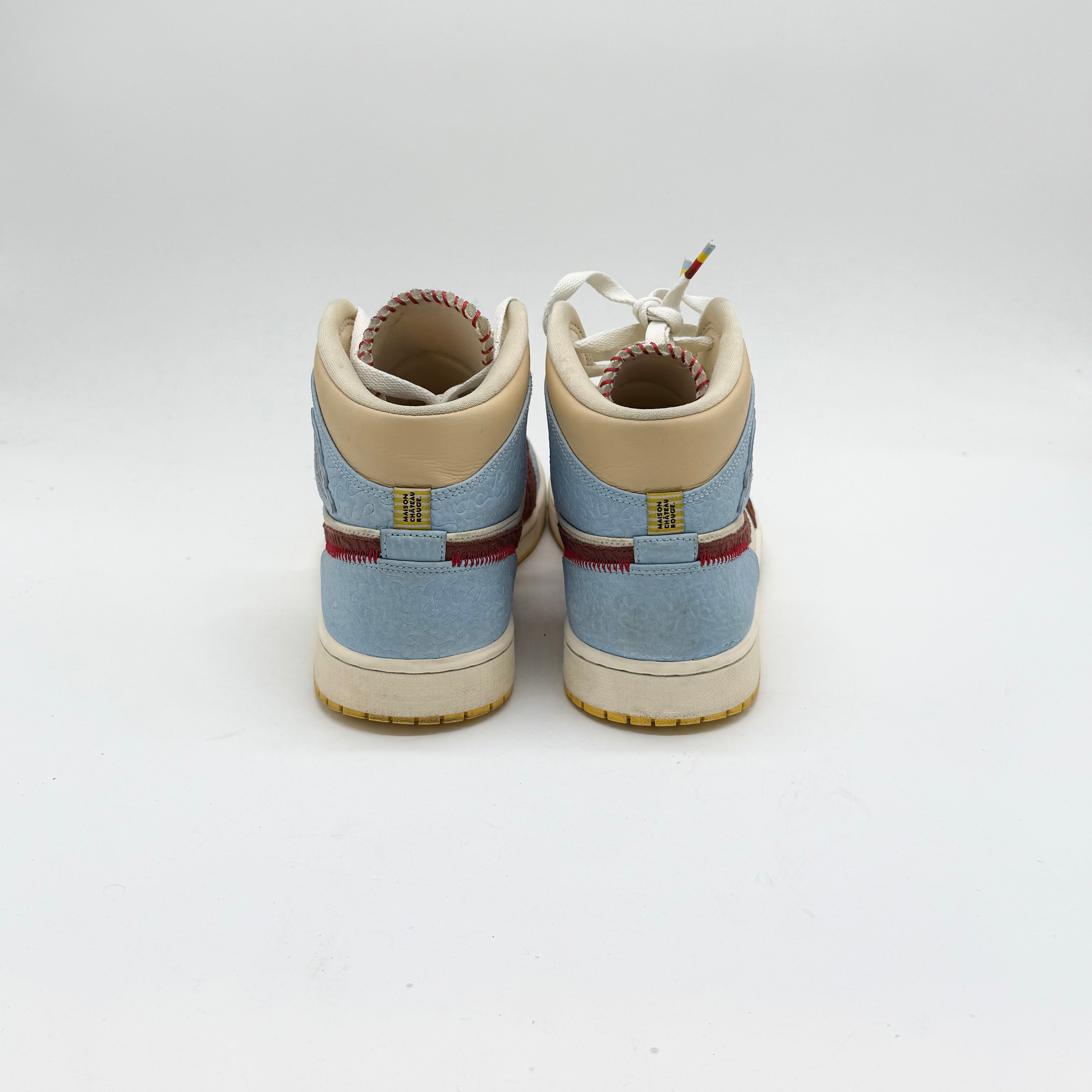 Jordan 1 Mid SE Fearless Maison Chateau-Rouge EU 45