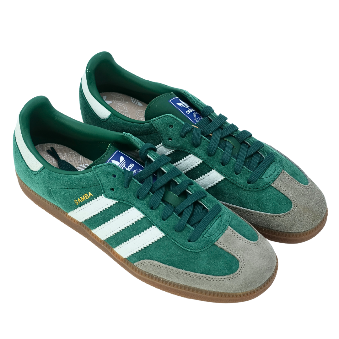 Adidas Samba AND Collegiate Green Gum Gray Toe