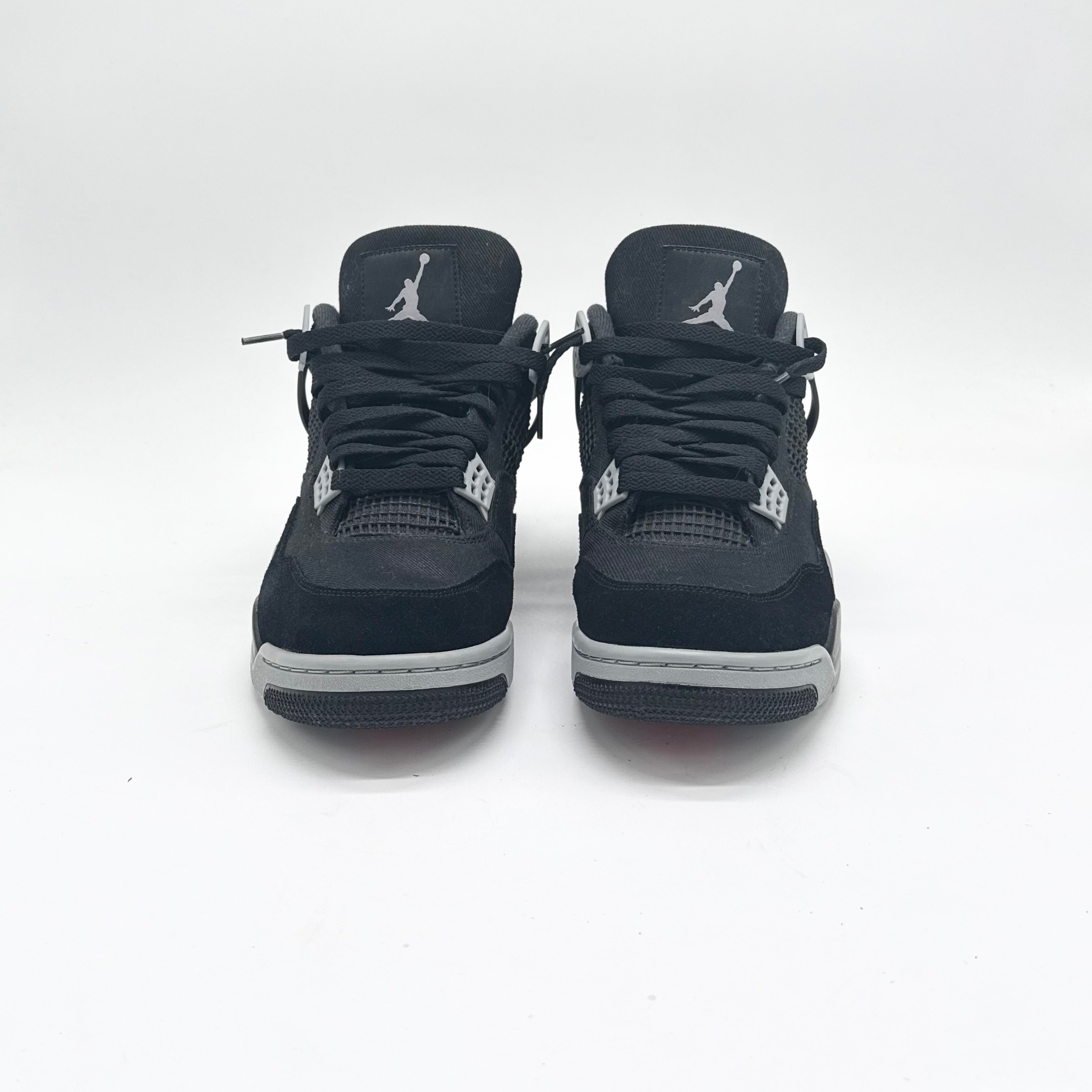 Nike Air Jordan 4 Black Canvas EU 46