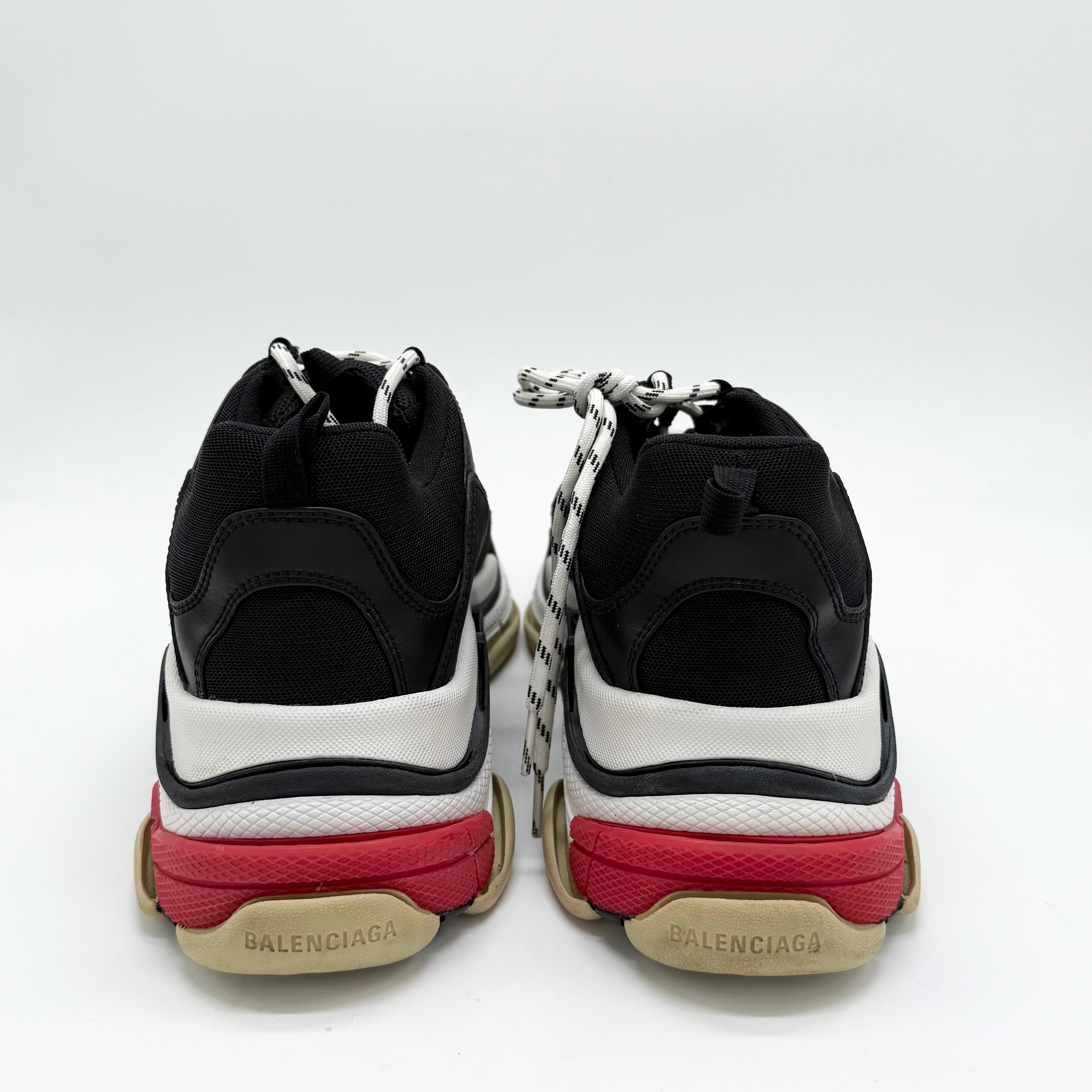 Balenciaga Triple p Black White Red EU 46