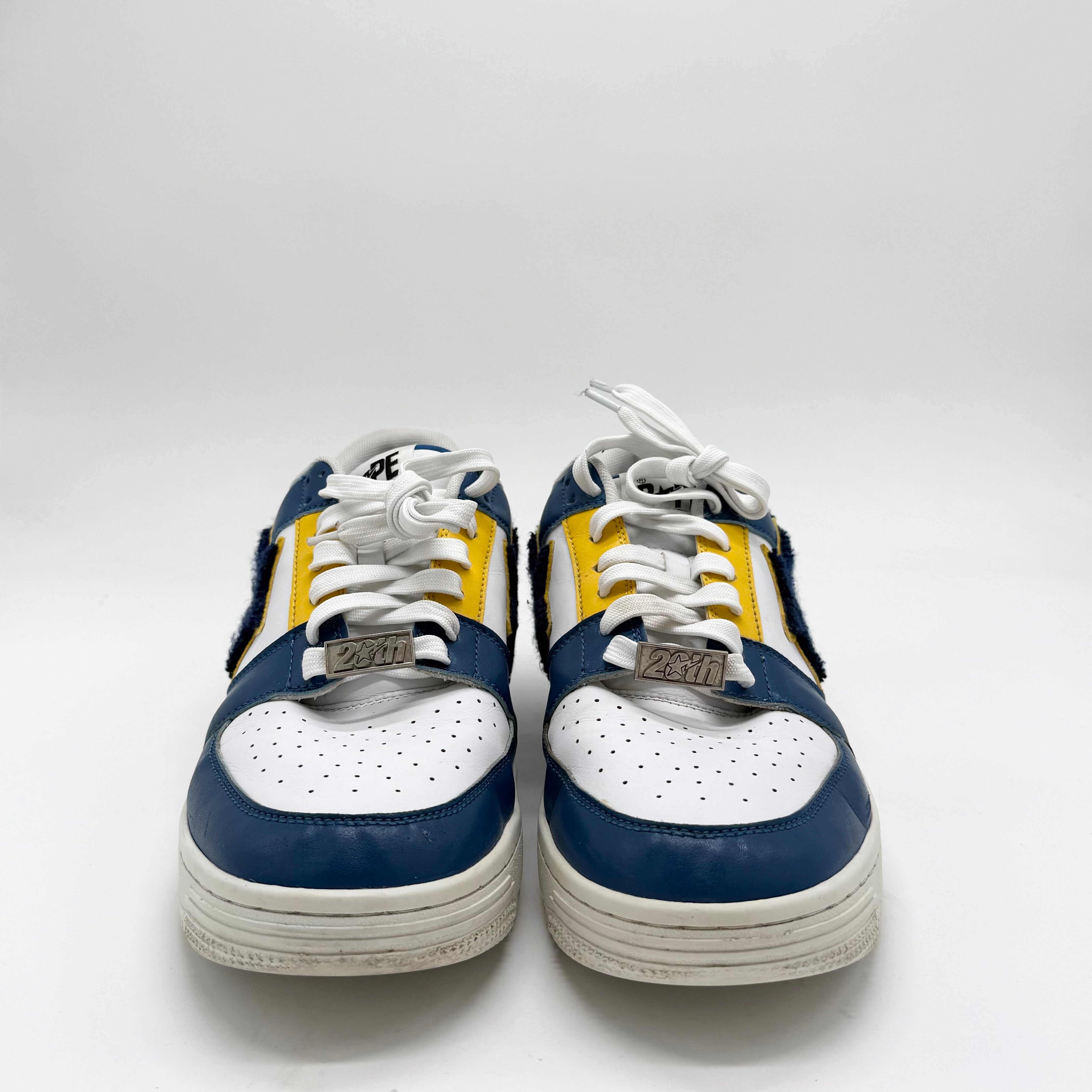 A Bathing Ape Bape Sta Low Patched Navy EU 47 1/2