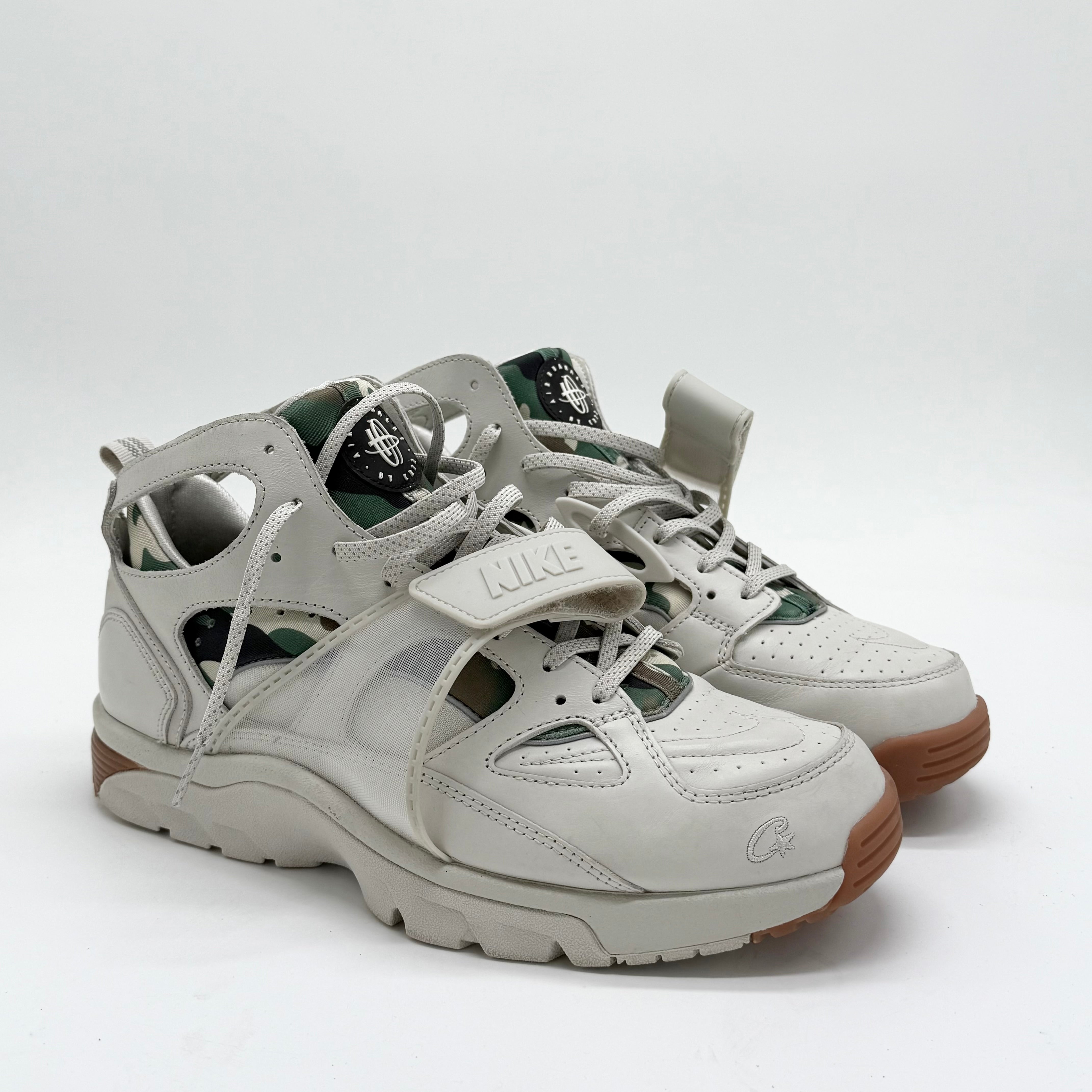 Nike Air Trainers Huarache Corteiz Light Bone EU 45