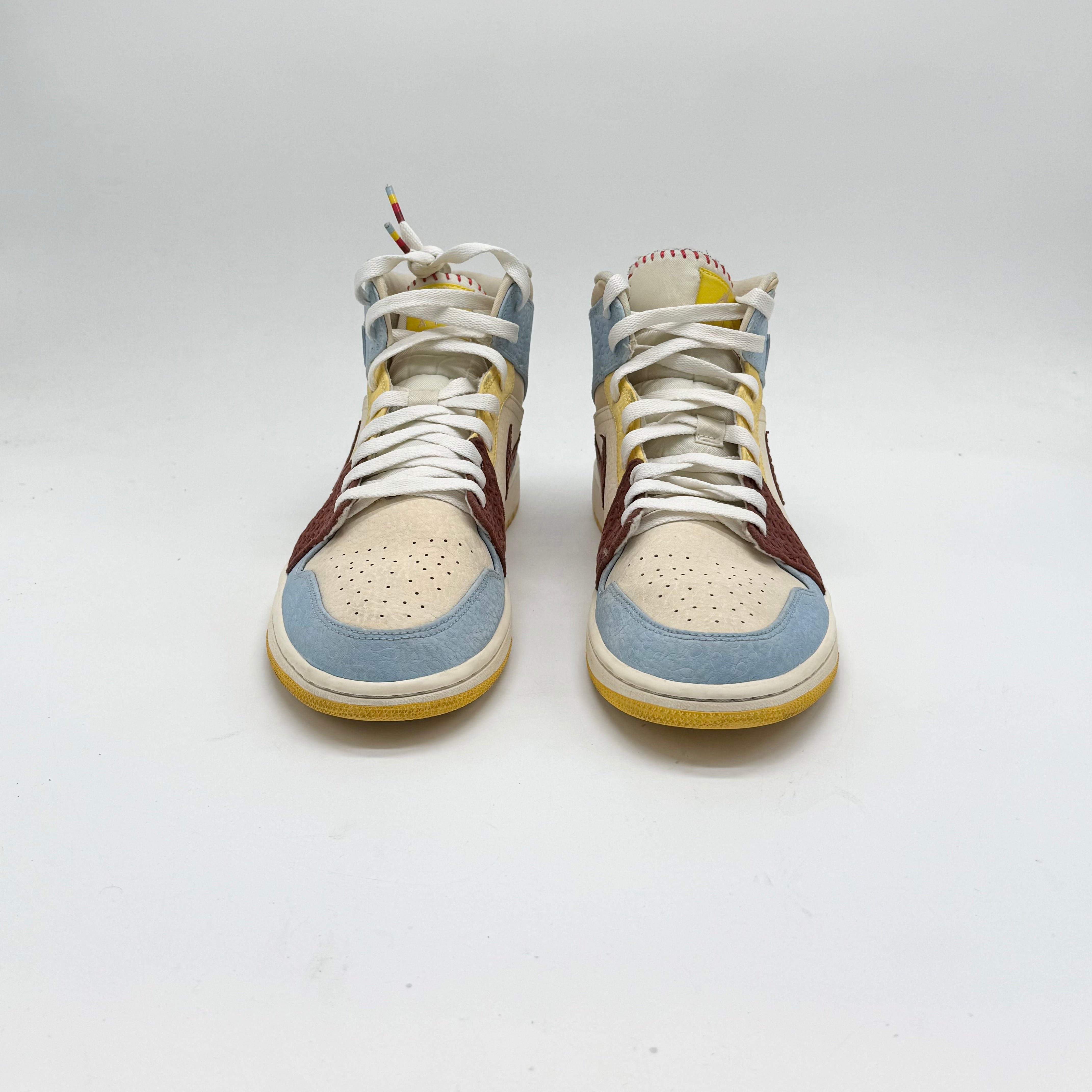 Jordan 1 Mid SE Fearless Maison Chateau-Rouge EU 45