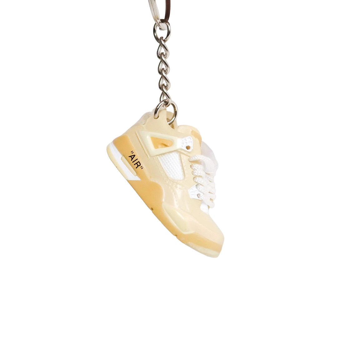 Sneaker keychain - Air Jordan 4 Retro Off-White Sail