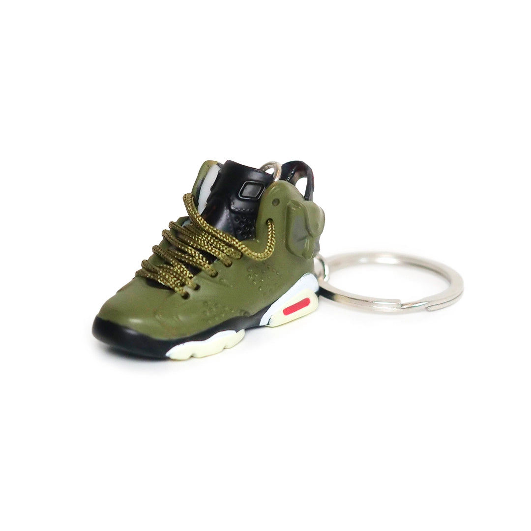 Sneaker keychain - Nike Air Jordan 1 x Travis Scott Mocha (pink laced)