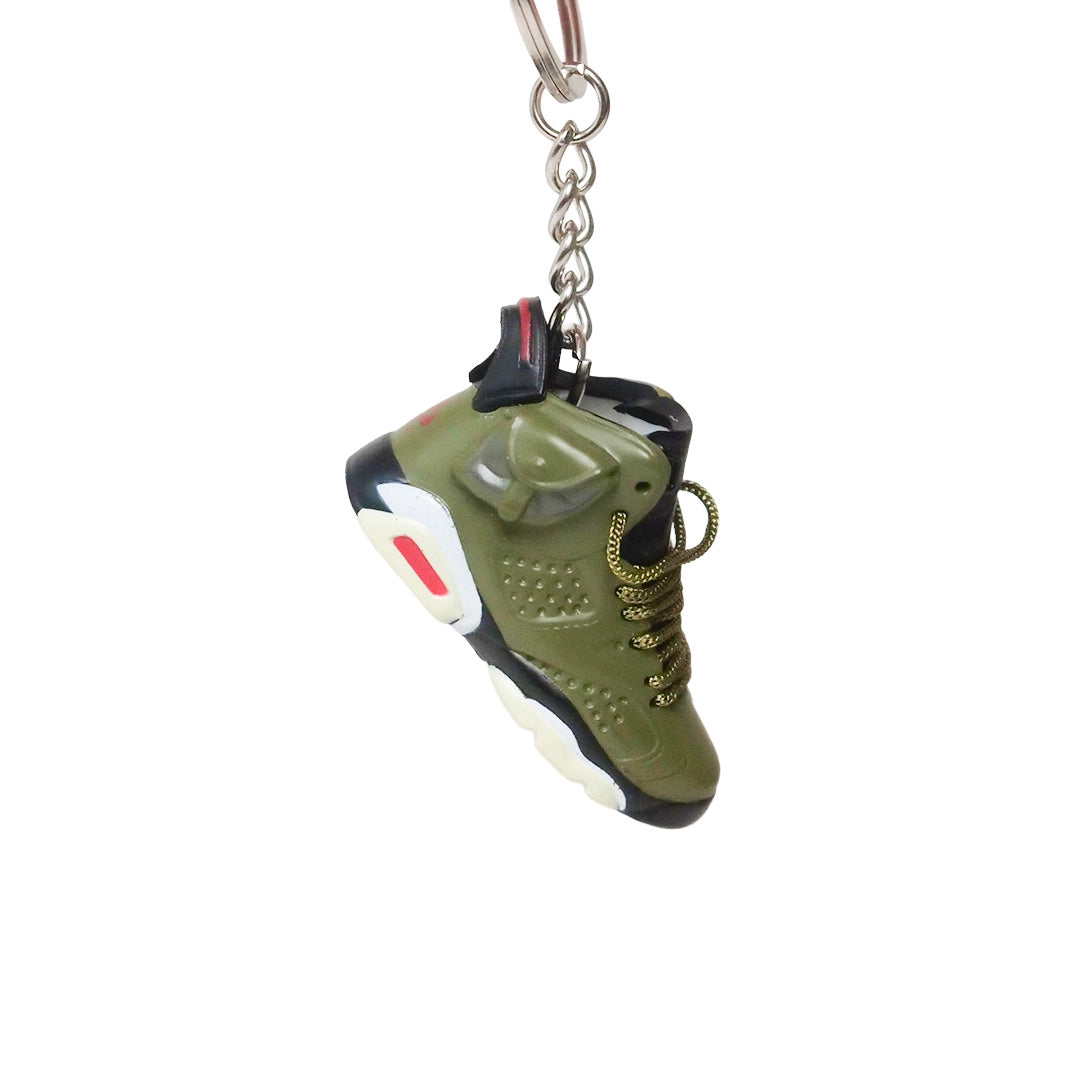 Sneaker keychain - Nike Air Jordan 1 x Travis Scott Mocha (pink laced)