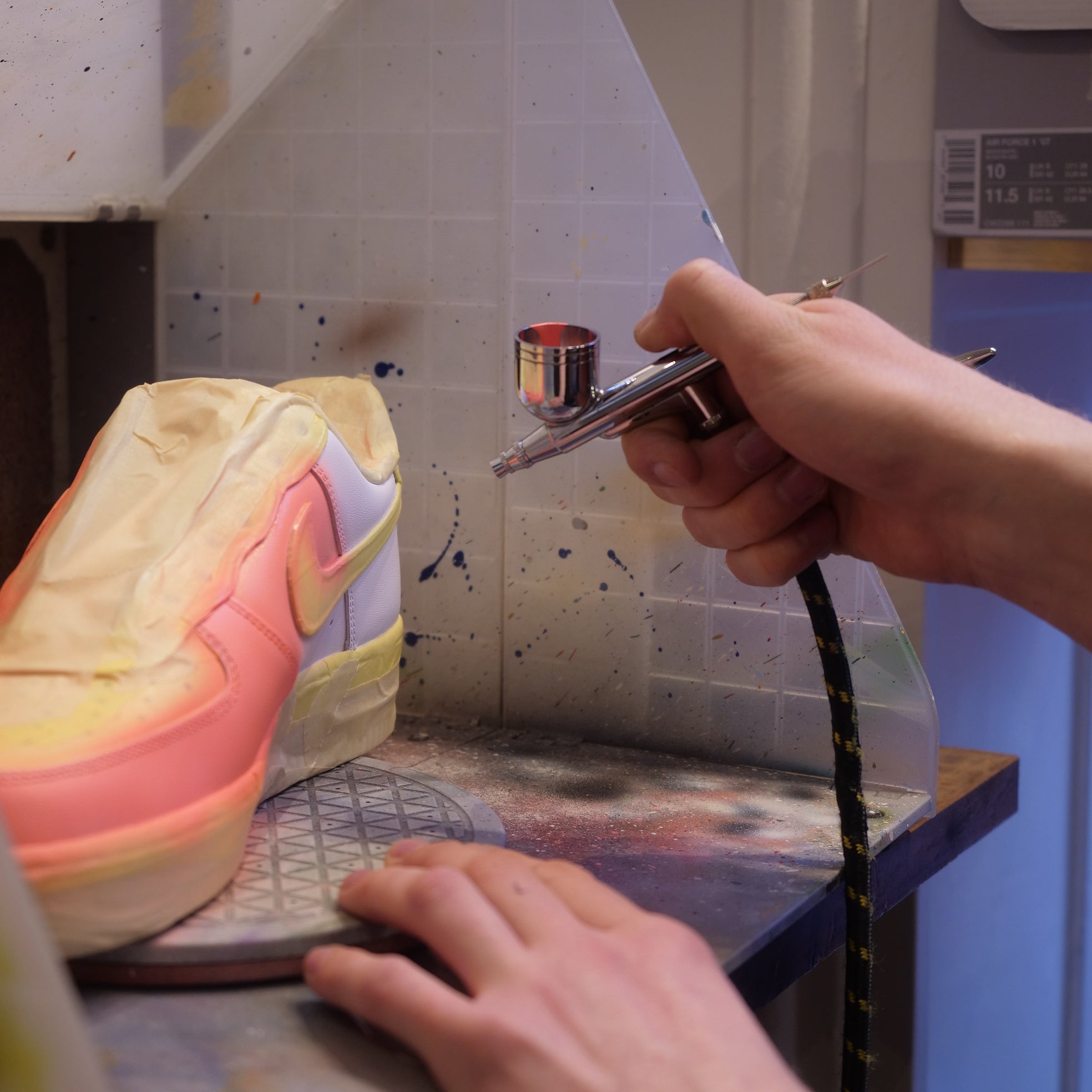 Airbrush begynder sæt - Kompressor og AirBrush pistol