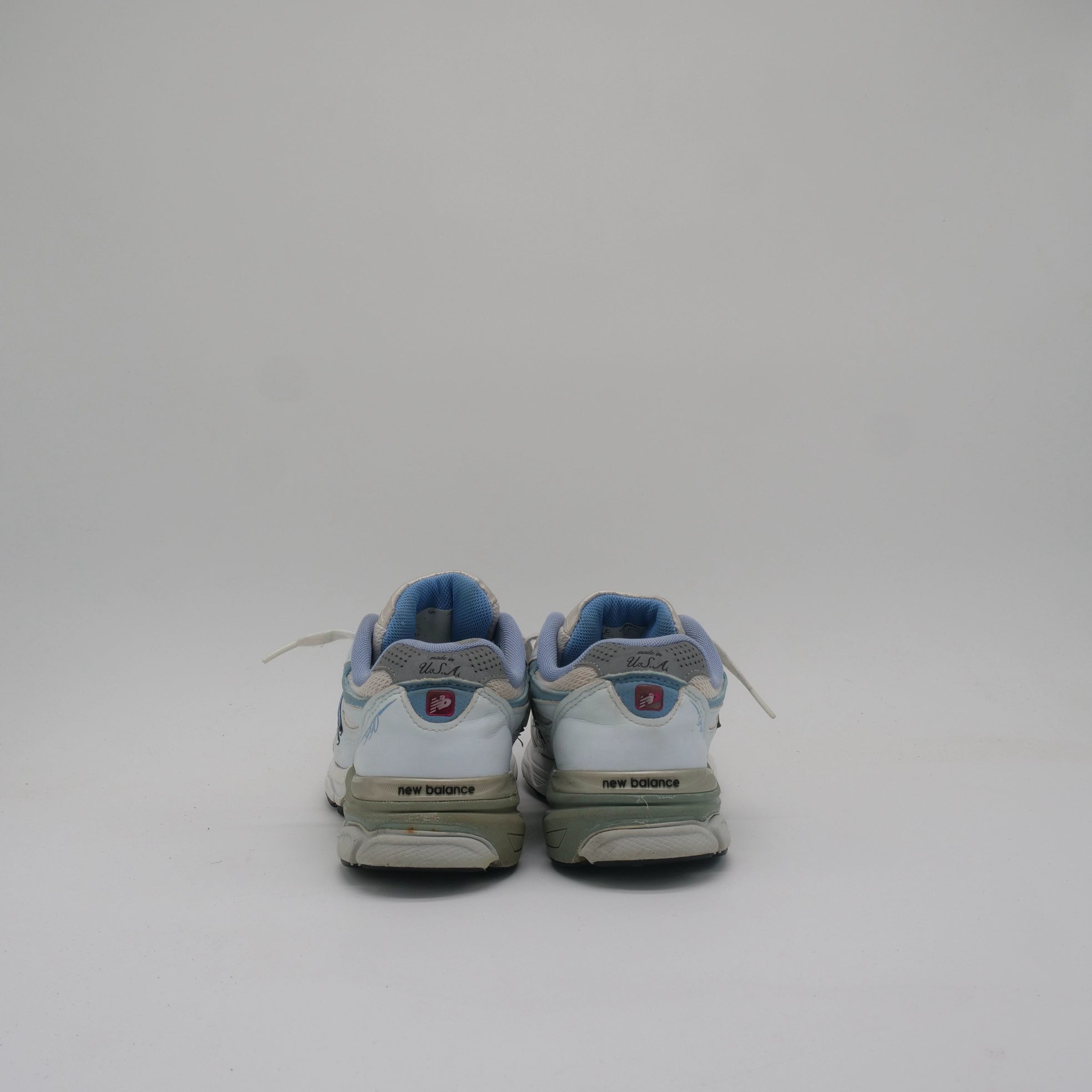 New Balance 990v3 White Baby Blue - EU 36.5