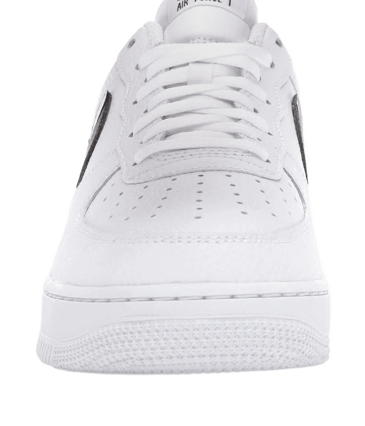 Nike Air Force 1 Low \&07 White Black Pebbled Leather - CT2302-100