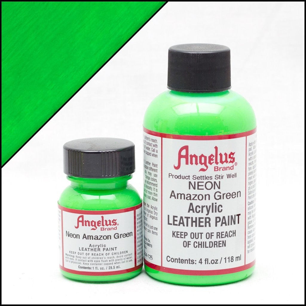 Angelus NEON Amazon Green paint