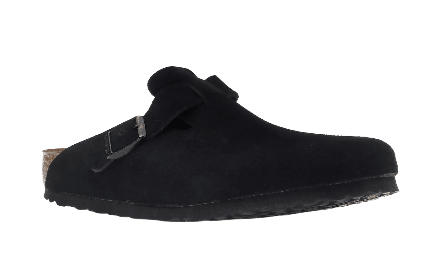 Birkenstock Boston Soft Footbed Suede Black - 0660471/0660473