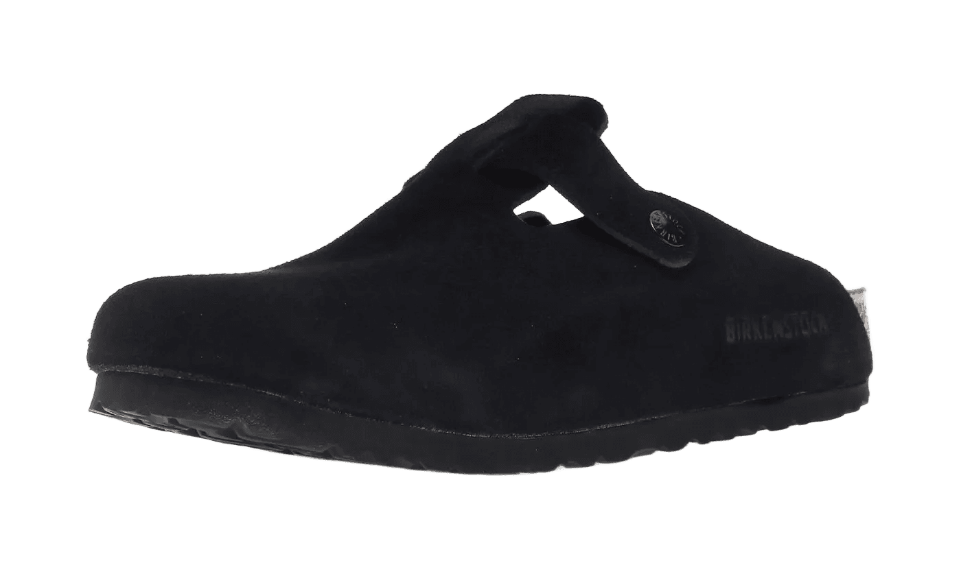 Birkenstock Boston Soft Footbed Suede Black - 0660471/0660473